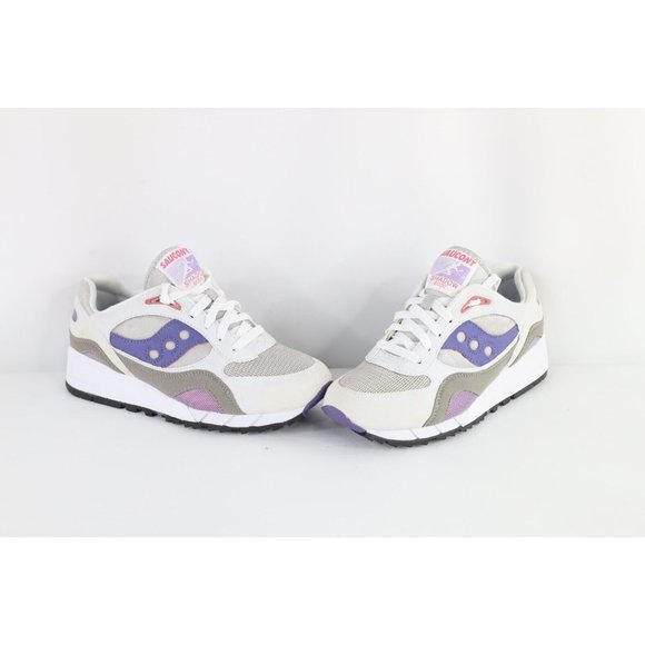 Saucony Shoes - New Saucony Womens Size 9 Retro Shadow 6000 Running Jogging Shoes Gray Purple